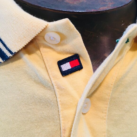 Mens Tommy Hilfiger Coral Canyon Golf Short Sleeve Yellow Polo Shirt Size XL - Picture 6 of 13